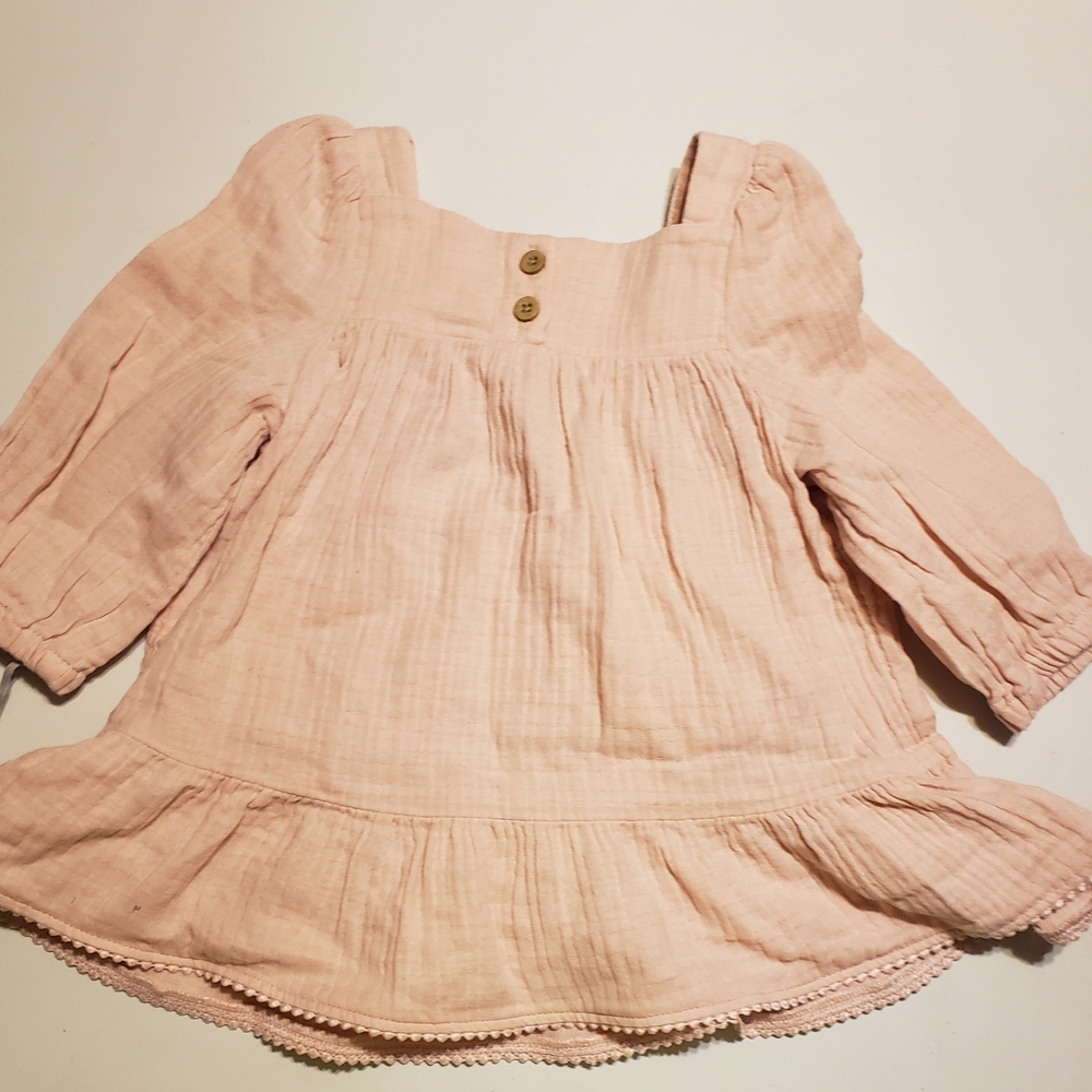 Cloud Island Light Pink Casual Kids Dress